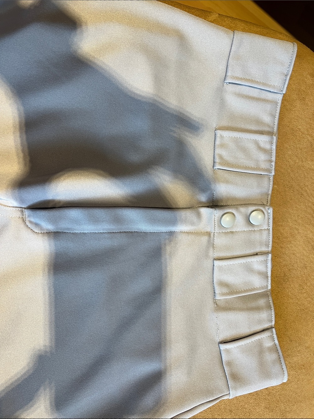 Easton Men's Light Gray Baseball Pants - Picture 4 of 5